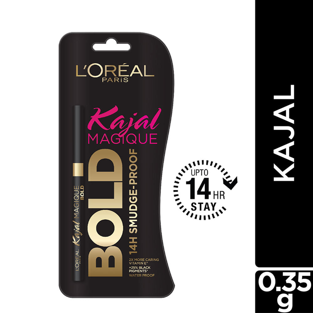 L'Oreal Paris Kajal Magique Bold - Black, 0.35g Buy at Indicrest