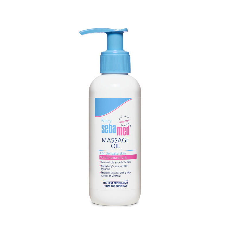 Sebamed Baby Massage Oil, Contains Soya Oil & Vitamin F, Non Greasy, Does Not Solidify, 150ml Buy at Indicrest
