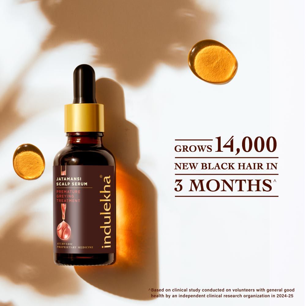 Indulekha Jatamansi Premature Greying Treatment Scalp Serum, 30ml Buy at Indicrest Image 2