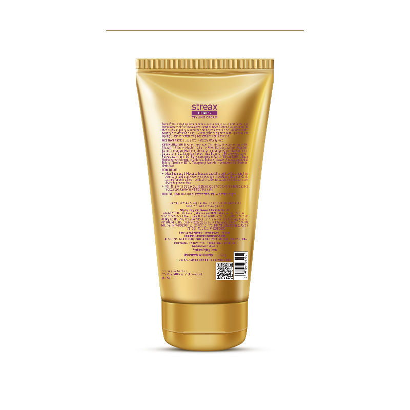 Streax Curls Styling Cream Sulphate And Paraben Free, 150g Buy at Indicrest Image 10