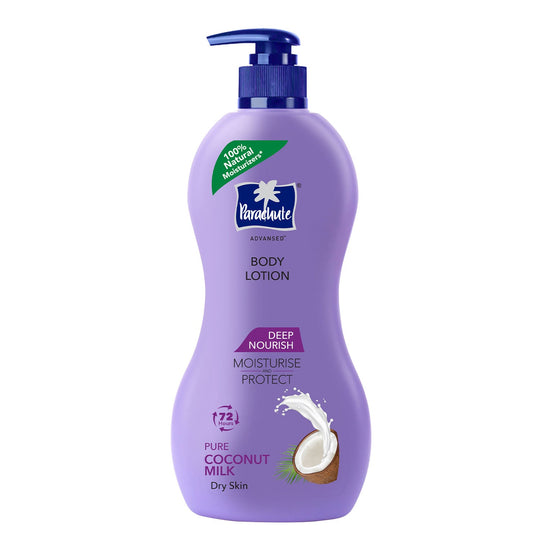 Parachute Advansed Deep Nourish Body Lotion For Women & Men - 100% Natural, 72h Moisturisation, 400ml Buy at Indicrest