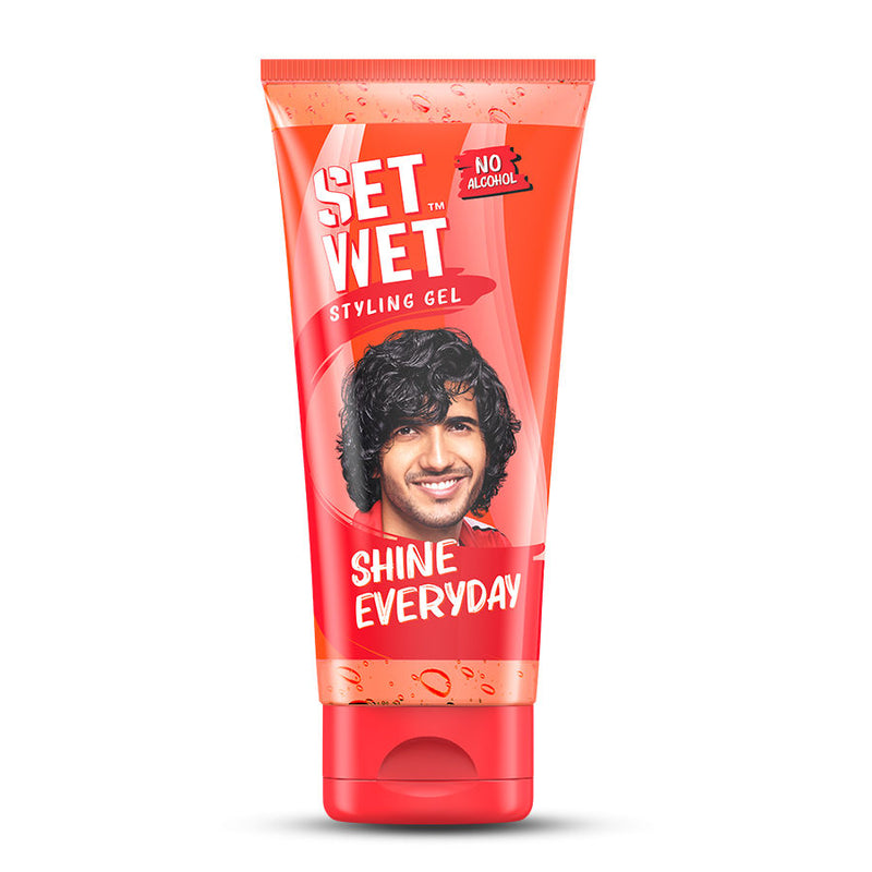 Set Wet Hair Gel for Men Wet Look Light Hold High Shine No Alcohol No Sulphate, 50ml Buy at Indicrest