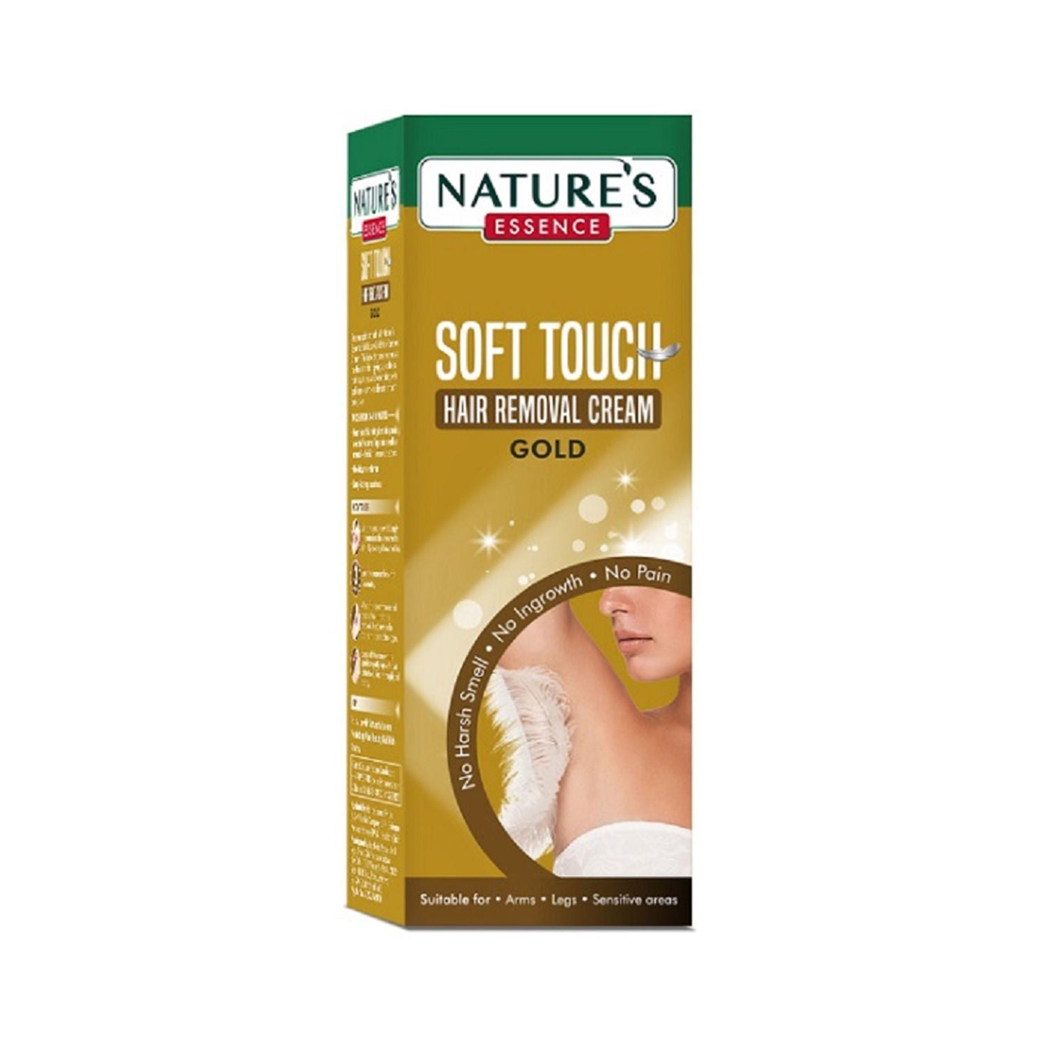 Nature's EssenceHair Removal Cream Gold - For All Skin Types, 50g Buy at Indicrest Image 2