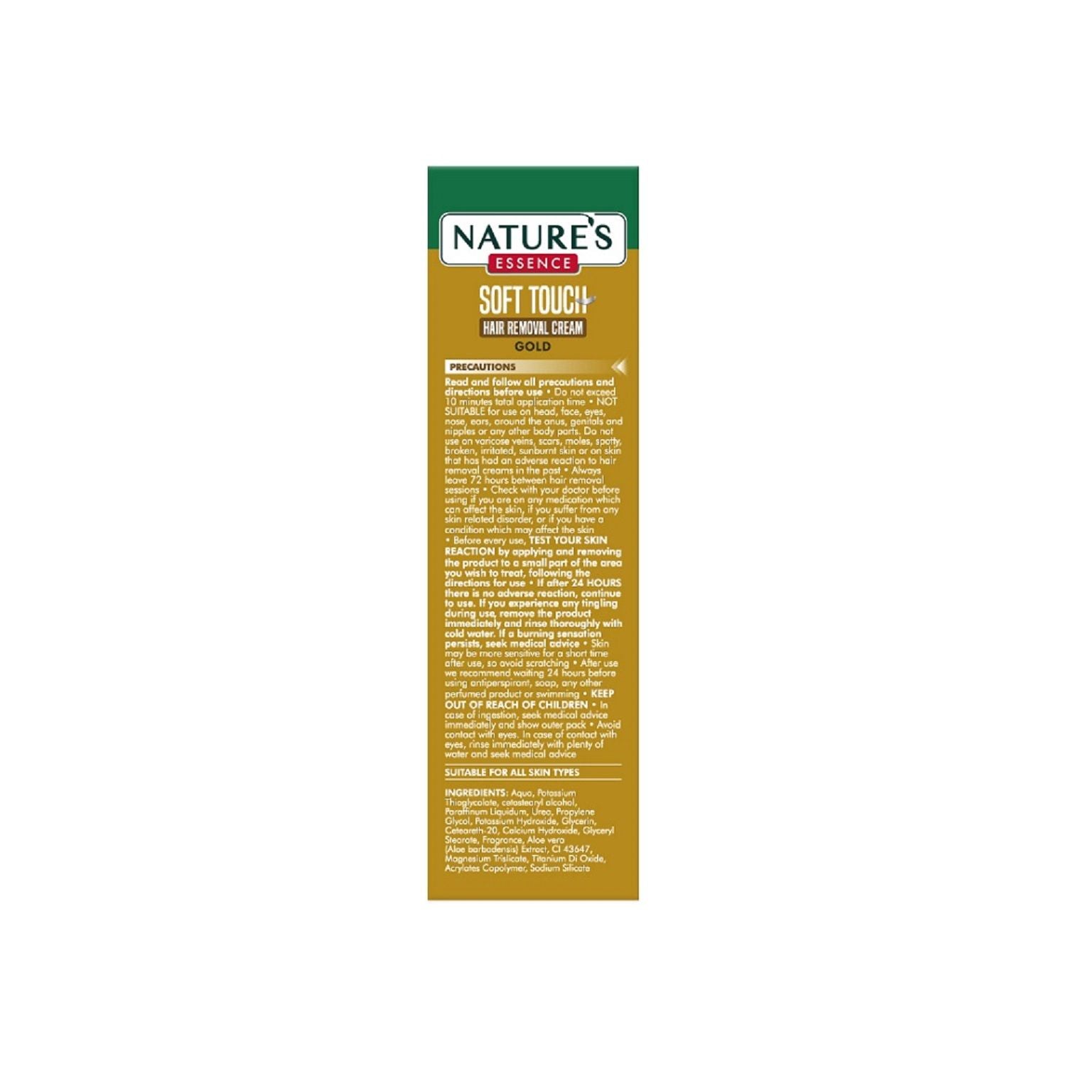 Nature's EssenceHair Removal Cream Gold - For All Skin Types, 50g Buy at Indicrest Image 8
