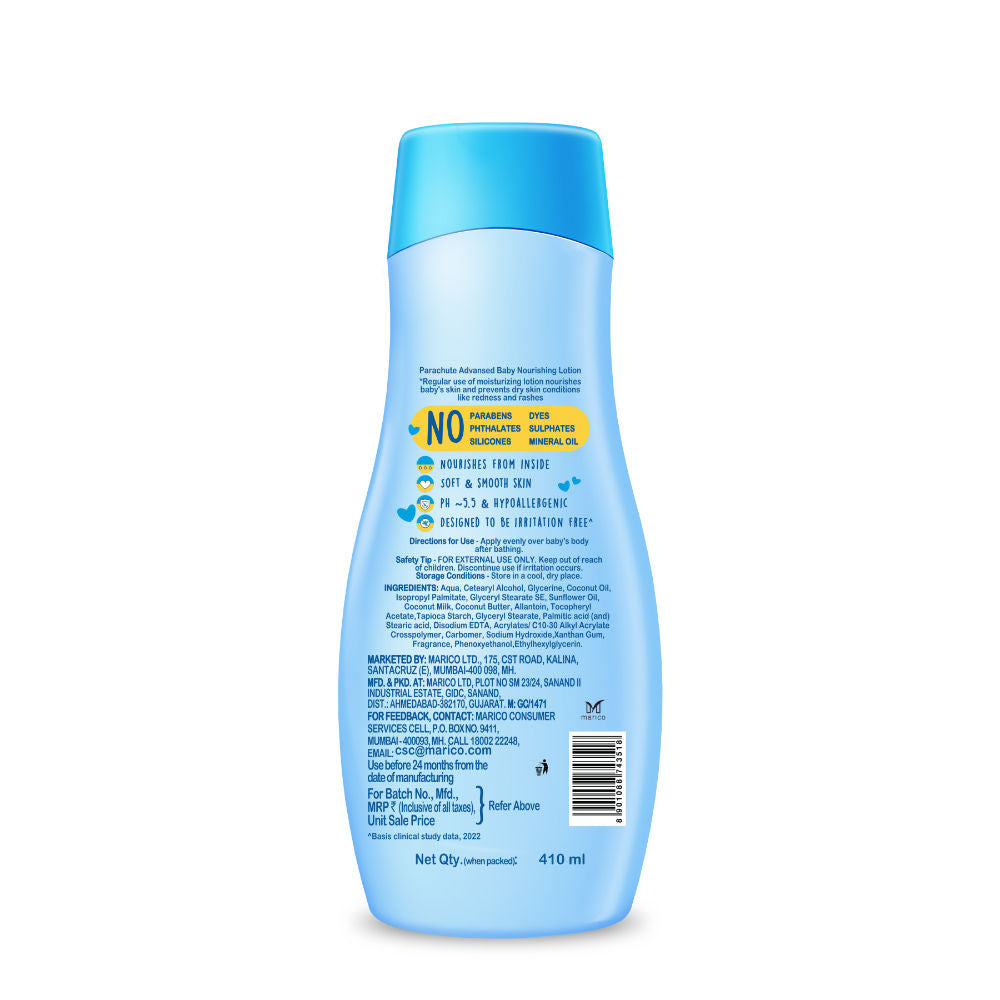 Parachute Advansed Baby Lotion, 410ml Buy at Indicrest Image 2