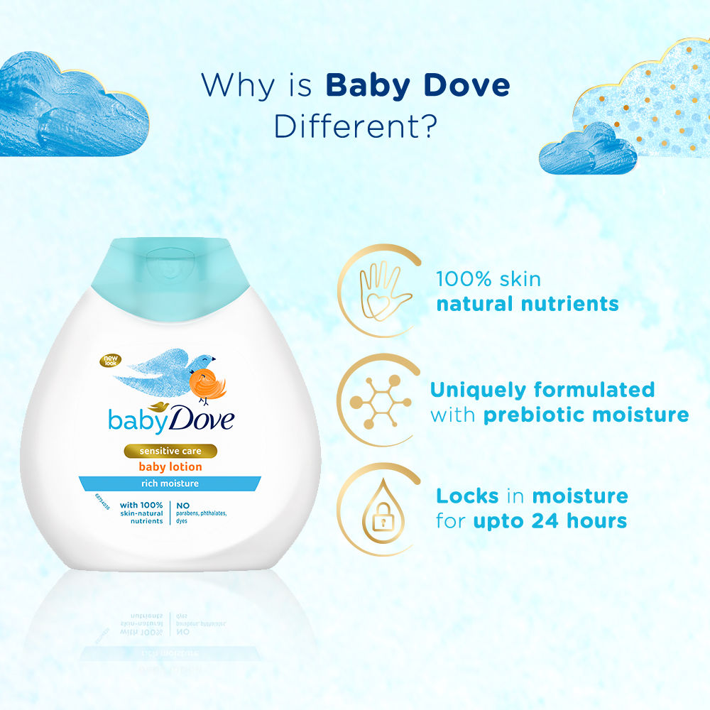 Dove Rich Moisture Baby Lotion, 200ml Buy at Indicrest Image 4