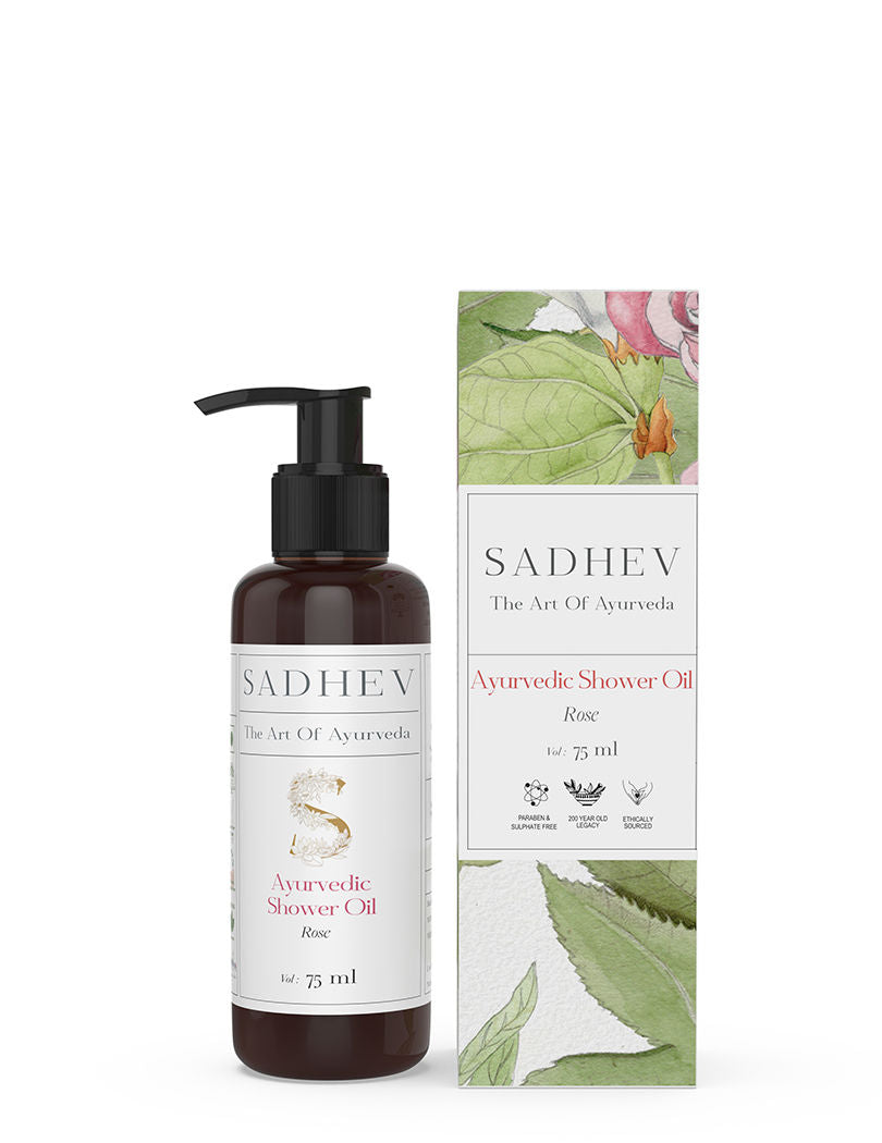 SADHEV Rose Shower Oil, 75ml