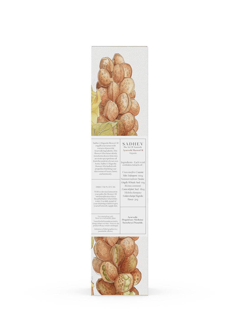 SADHEV Mangolia Shower Oil, 200ml