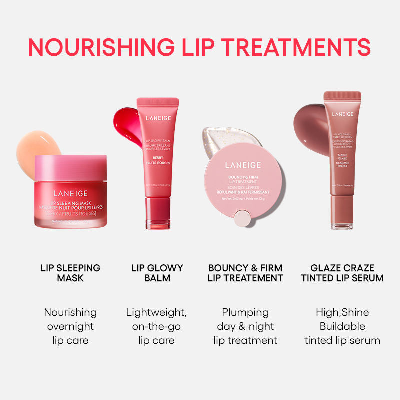 LANEIGE Glaze Craze Tinted Lip Serum - Peach Glaze, 12g