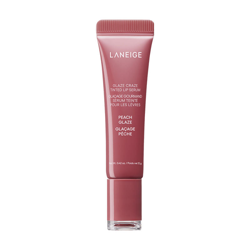 LANEIGE Glaze Craze Tinted Lip Serum - Peach Glaze, 12g