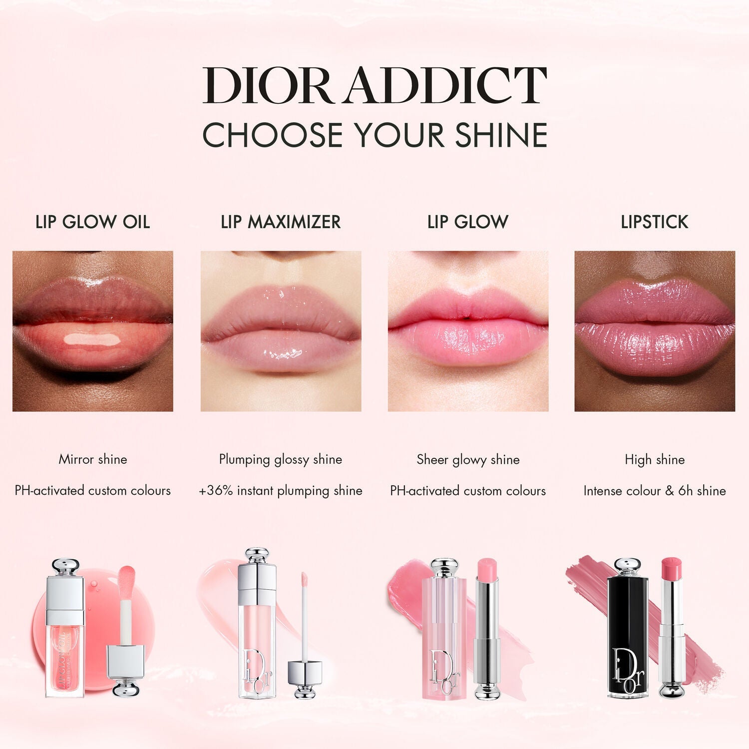 DIOR Addict Lip Glow - 004 Coral, 3.2g