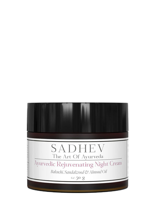 SADHEV Ayurvedic Rejuvenating Night Cream, 50gm, Buy from Indicrest