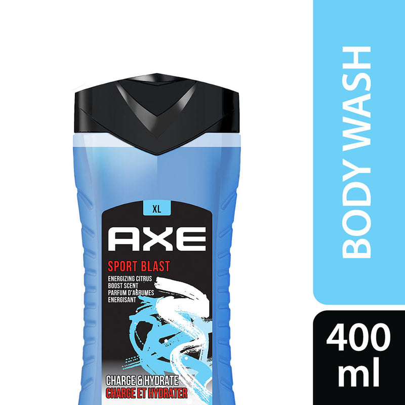 Axe Sports Blast 3 In 1 Body, Face & Hair Wash For Men, 400ml Buy at Indicrest