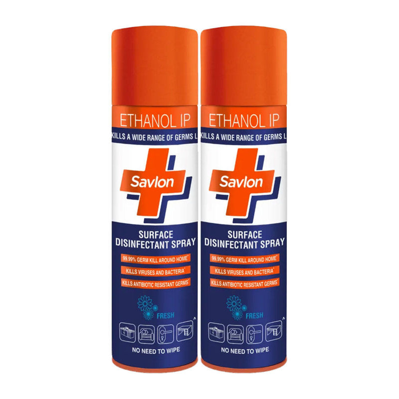 Savlon Surface Disinfectant Spray Sanitizer, Germ Protection On Hard & Soft Surfaces Combo, 2 pieces Buy at Indicrest