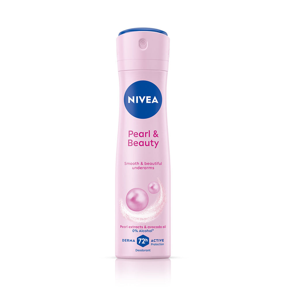 Nivea Deo Pearl & Beauty Extracts & 0% Alcohol, For Smooth Underarms, 48H Freshness and Odour Protection, 150ml Buy at Indicrest Image 2