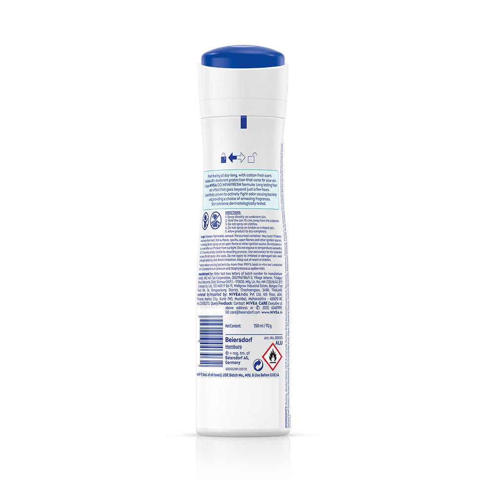 Nivea WoMEN Deodorant, Fresh Comfort, Long Lasting Freshness & 48h Protection, 150ml Buy at Indicrest Image 6
