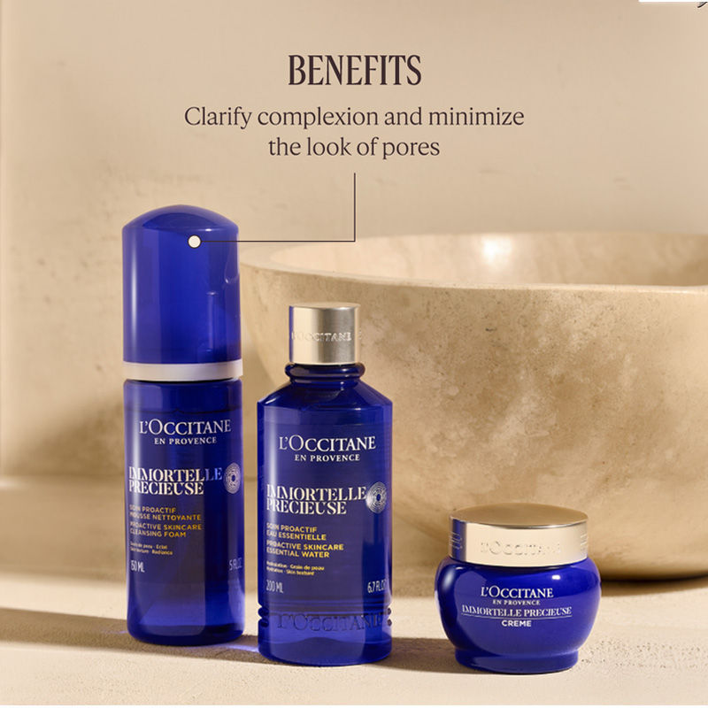 L'Occitane Immortelle Precious Cleansing Foam, 50ml