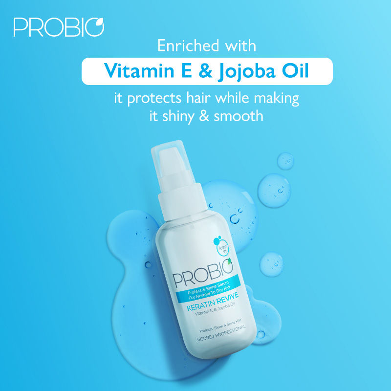 Godrej Professional Probio Keratin Revive Shine Hair Serum, 110ml Buy at Indicrest Image 2