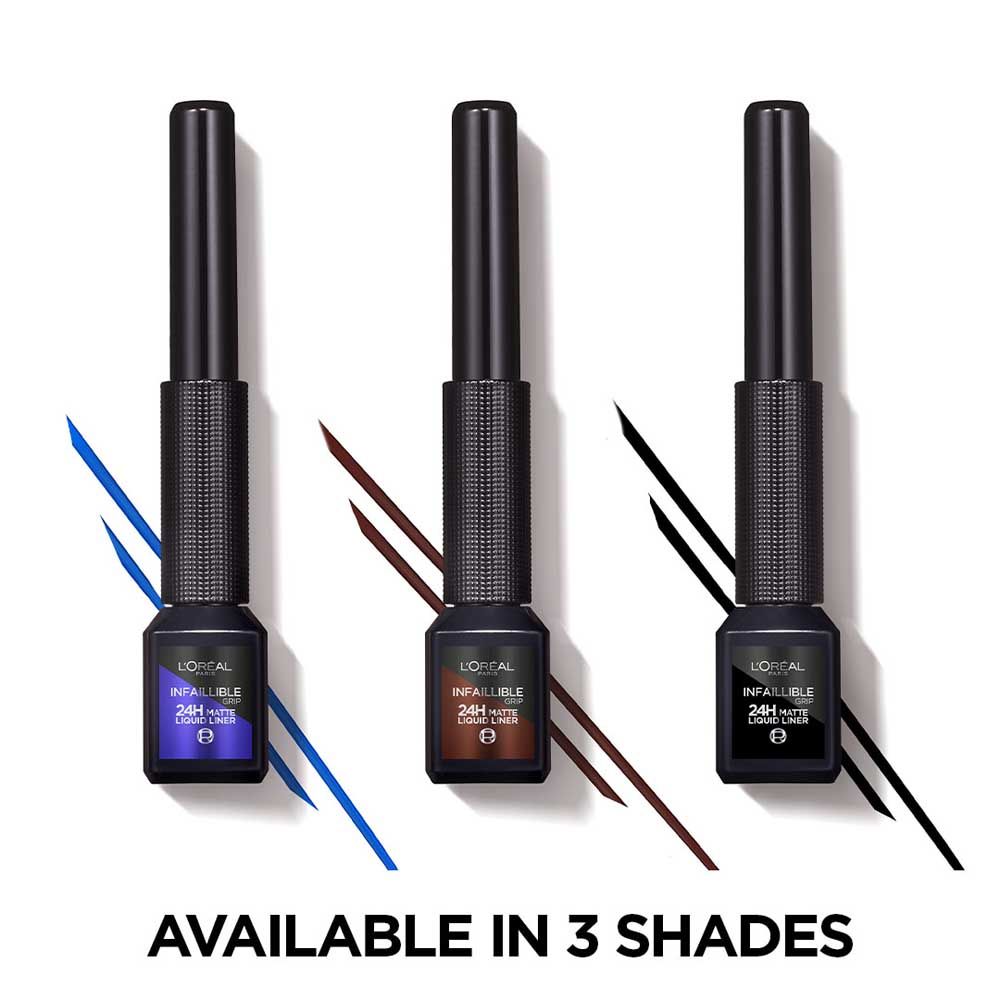 L'Oreal Paris Infaillible Grip 24H Matte Liquid Liner - 03 Brown, 10.8g Buy at Indicrest Image 5