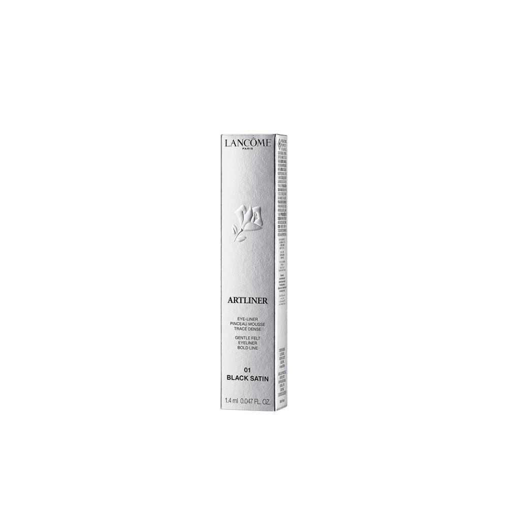 Lancome Artliner Eyeliner For Her - 01 Black Satin - High Shine Liquid Eyeliner Pen, 1.4ml
