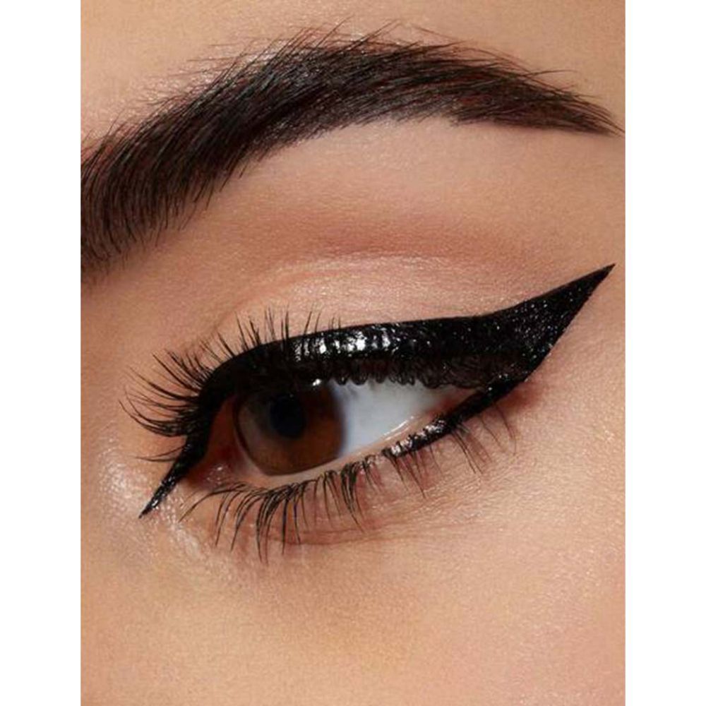 Lancome Artliner Eyeliner For Her - 01 Black Satin - High Shine Liquid Eyeliner Pen, 1.4ml