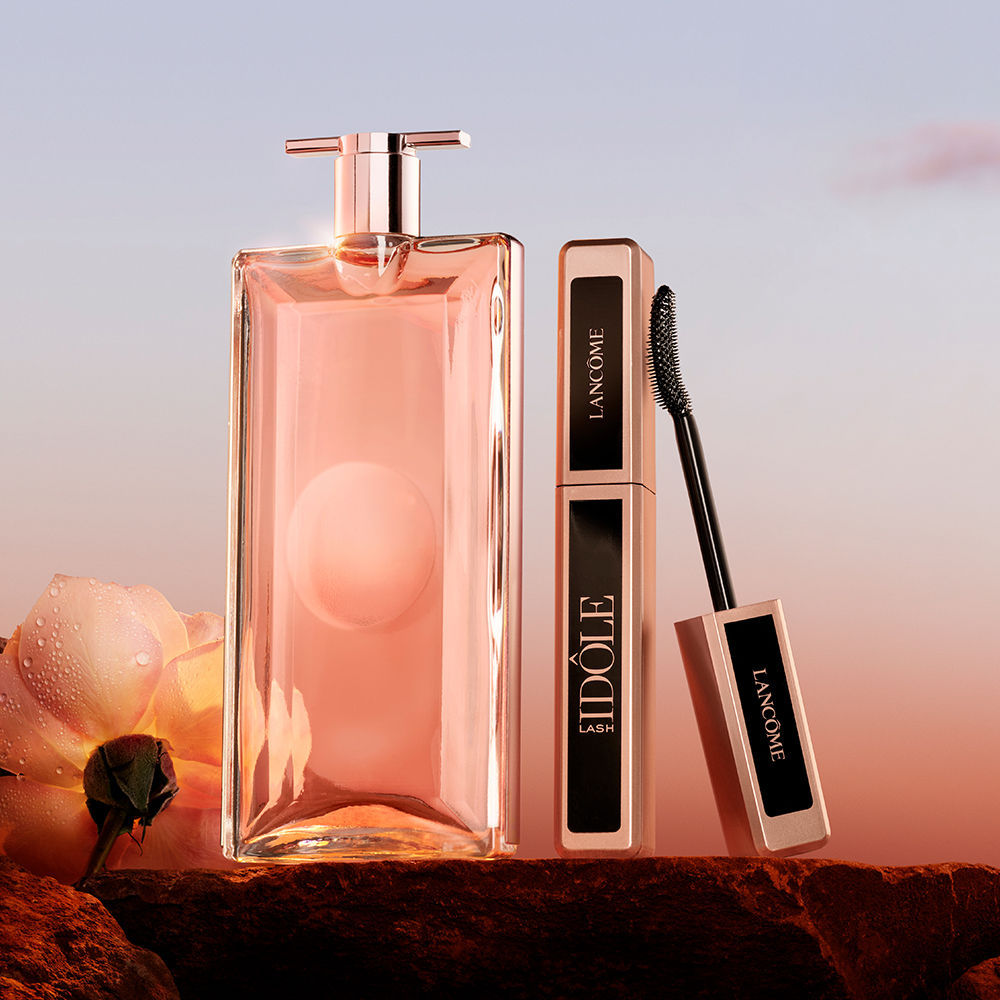 Lancome Lash Idole Mascara For Her - 24H Wear, Volumanising and Lifting Effect, 8ml