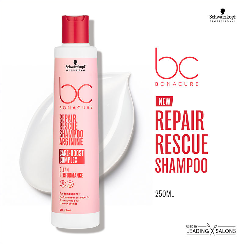 Schwarzkopf Professional Bonacure Repair Rescue Shampoo with Arginine, 250ml Buy at Indicrest
