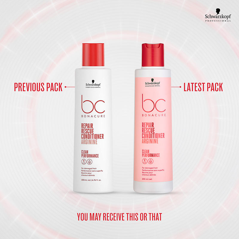 Schwarzkopf Professional Bonacure Repair Rescue Conditioner With Arginine, 200ml Buy at Indicrest Image 10