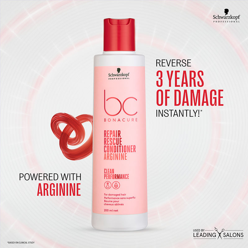 Schwarzkopf Professional Bonacure Repair Rescue Conditioner With Arginine, 200ml Buy at Indicrest Image 2