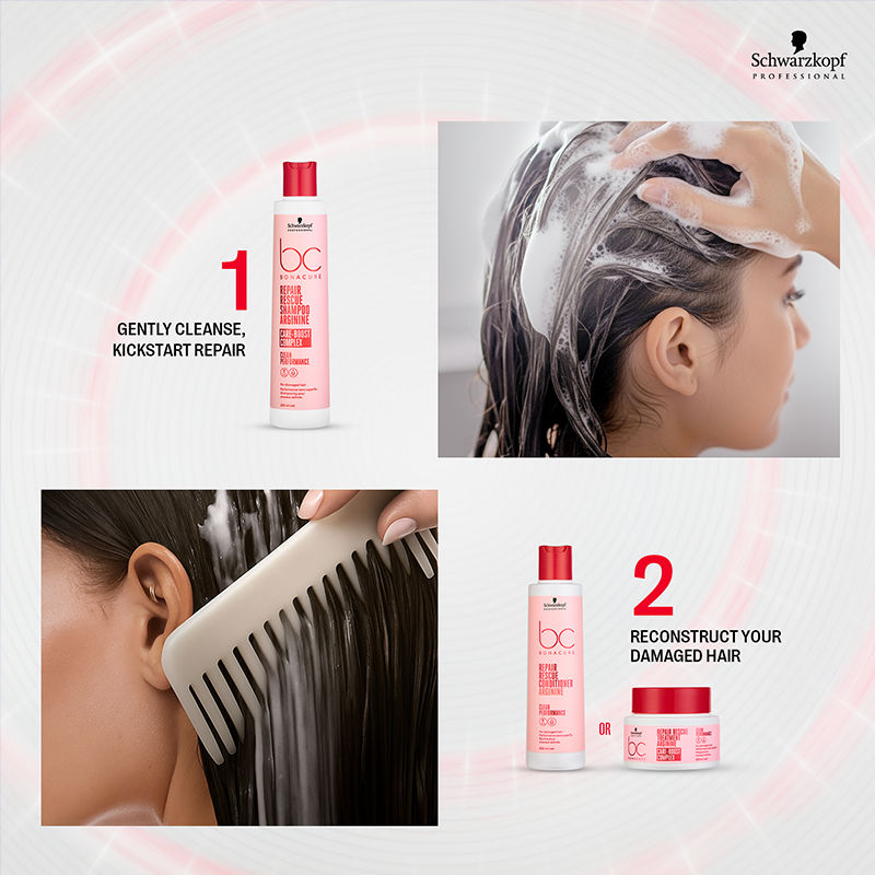 Schwarzkopf Professional Bonacure Repair Rescue Conditioner With Arginine, 200ml Buy at Indicrest Image 8