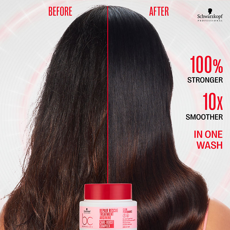 Schwarzkopf Professional Bonacure Repair Rescue Treatment With Arginine, 200ml Buy at Indicrest Image 9