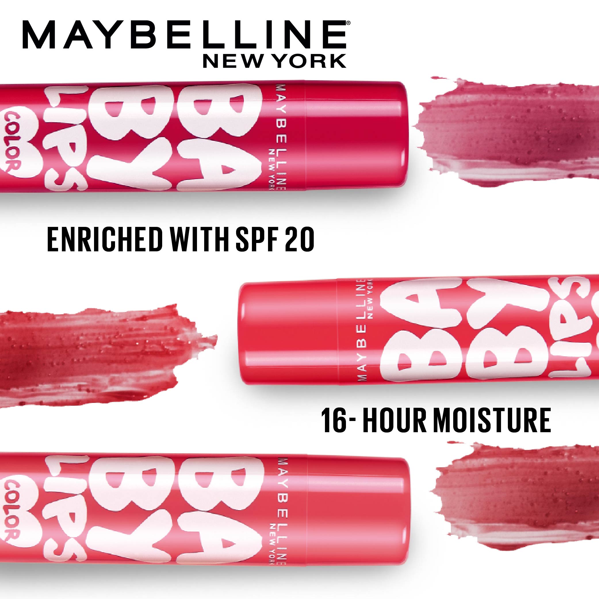 Maybelline New York Baby Lips Color Lip Balm with SPF 11, Lasts UpTo 24H - Pink Lolita + Cherry Kiss Combo, 8g Buy at Indicrest Image 7