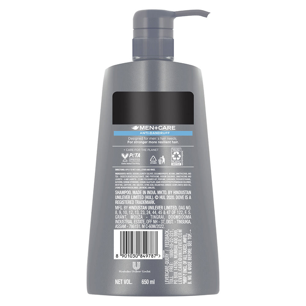 Dove Men +Care Anti Dandruff 2 In 1 Shampoo + Conditioner, 650ml Buy at Indicrest Image 2