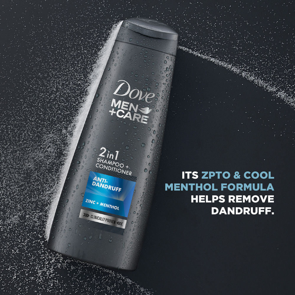 Dove Men +Care Anti Dandruff 2 In 1 Shampoo + Conditioner, 180ml Buy at Indicrest Image 4