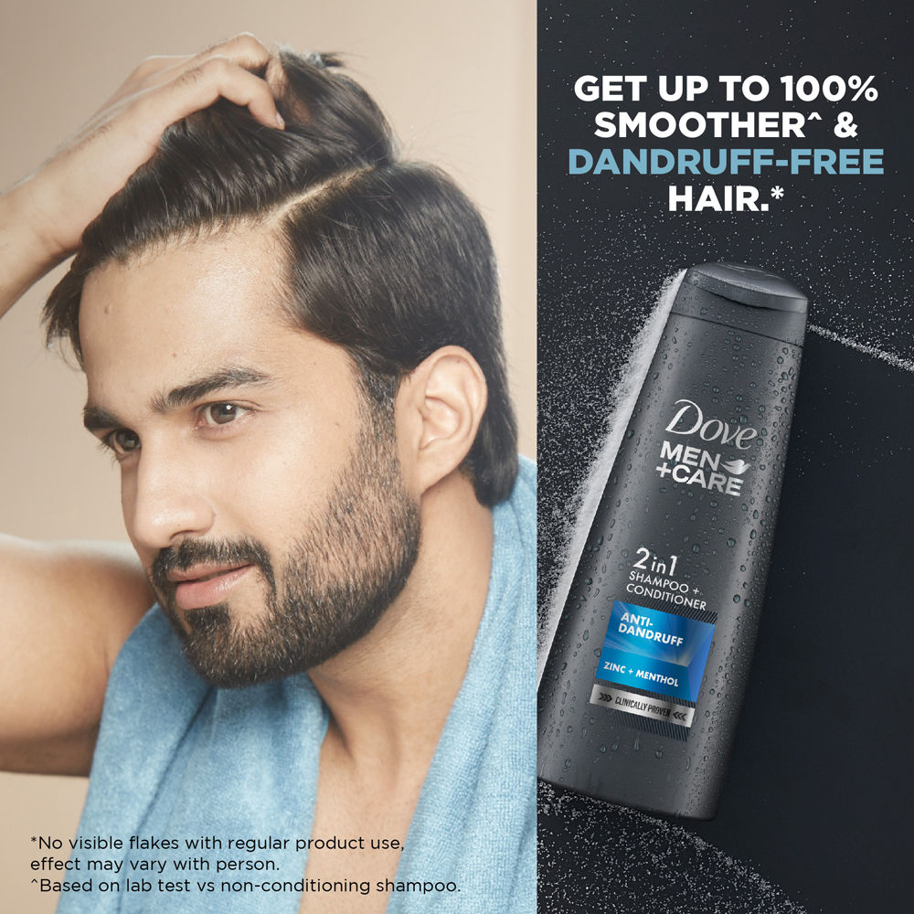 Dove Men +Care Anti Dandruff 2 In 1 Shampoo + Conditioner, 180ml Buy at Indicrest Image 5