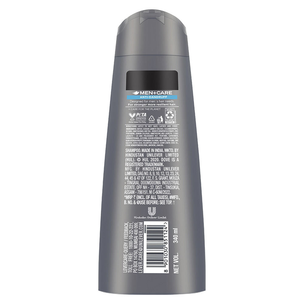 Dove Men +Care Anti Dandruff 2 In 1 Shampoo + Conditioner, 340ml Buy at Indicrest Image 2