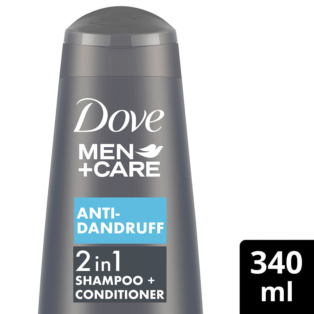 Dove Men +Care Anti Dandruff 2 In 1 Shampoo + Conditioner, 340ml Buy at Indicrest Image 3