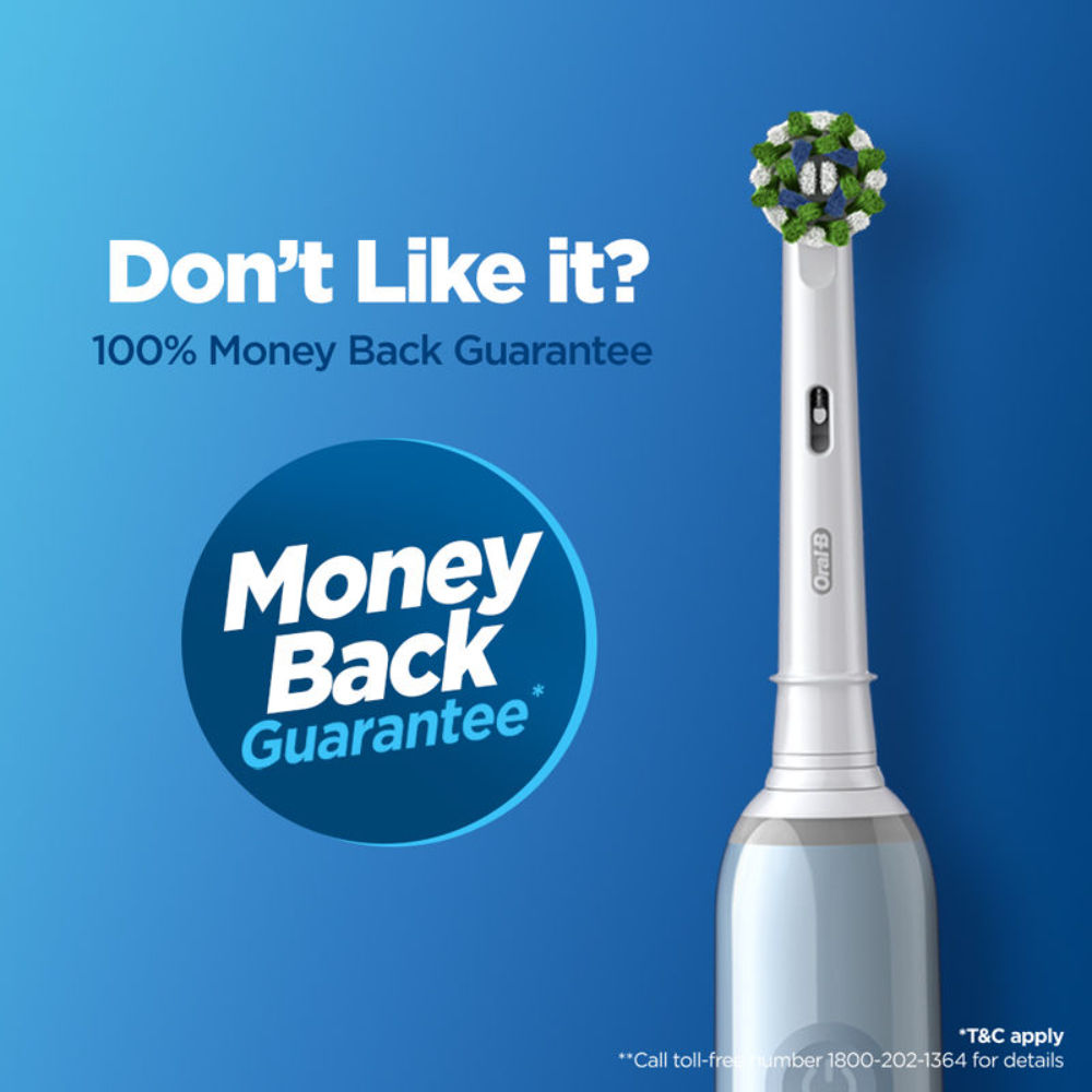 Oral-B Pro 3 (3000N) Cross Action Electric Rechargeable Toothbrush Buy at Indicrest Image 6