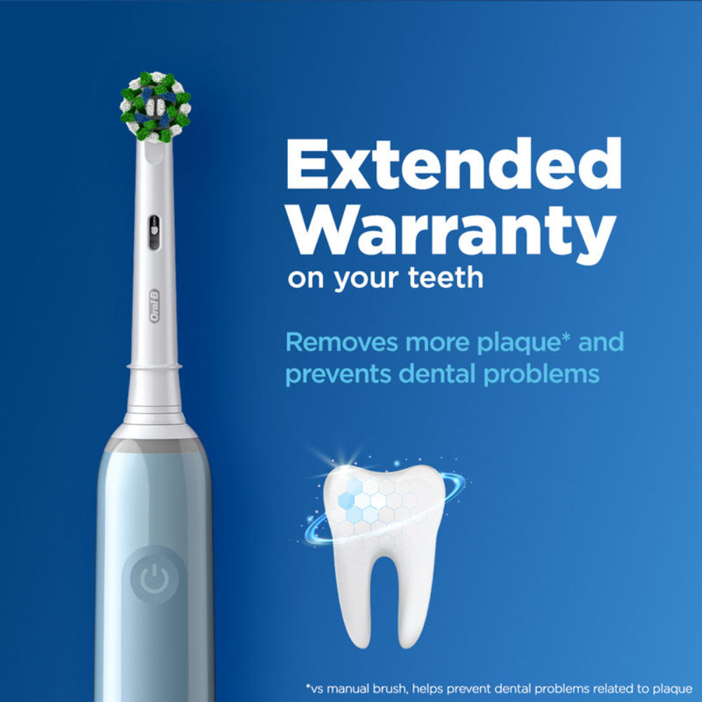 Oral-B Pro 3 (3000N) Cross Action Electric Rechargeable Toothbrush Buy at Indicrest Image 9