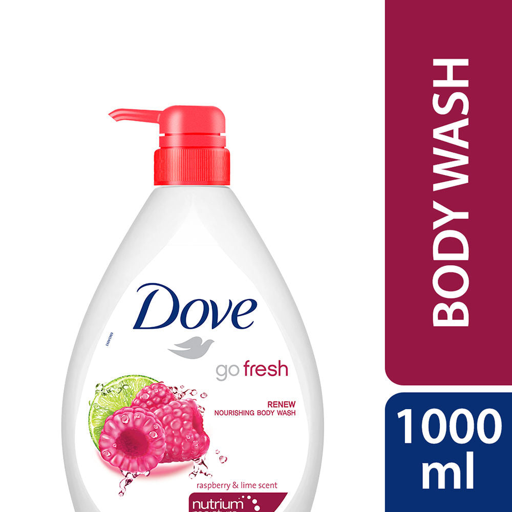 Dove Body Wash - Renew Raspberry & Lime Scent Nourishing, 1000ml Buy at Indicrest