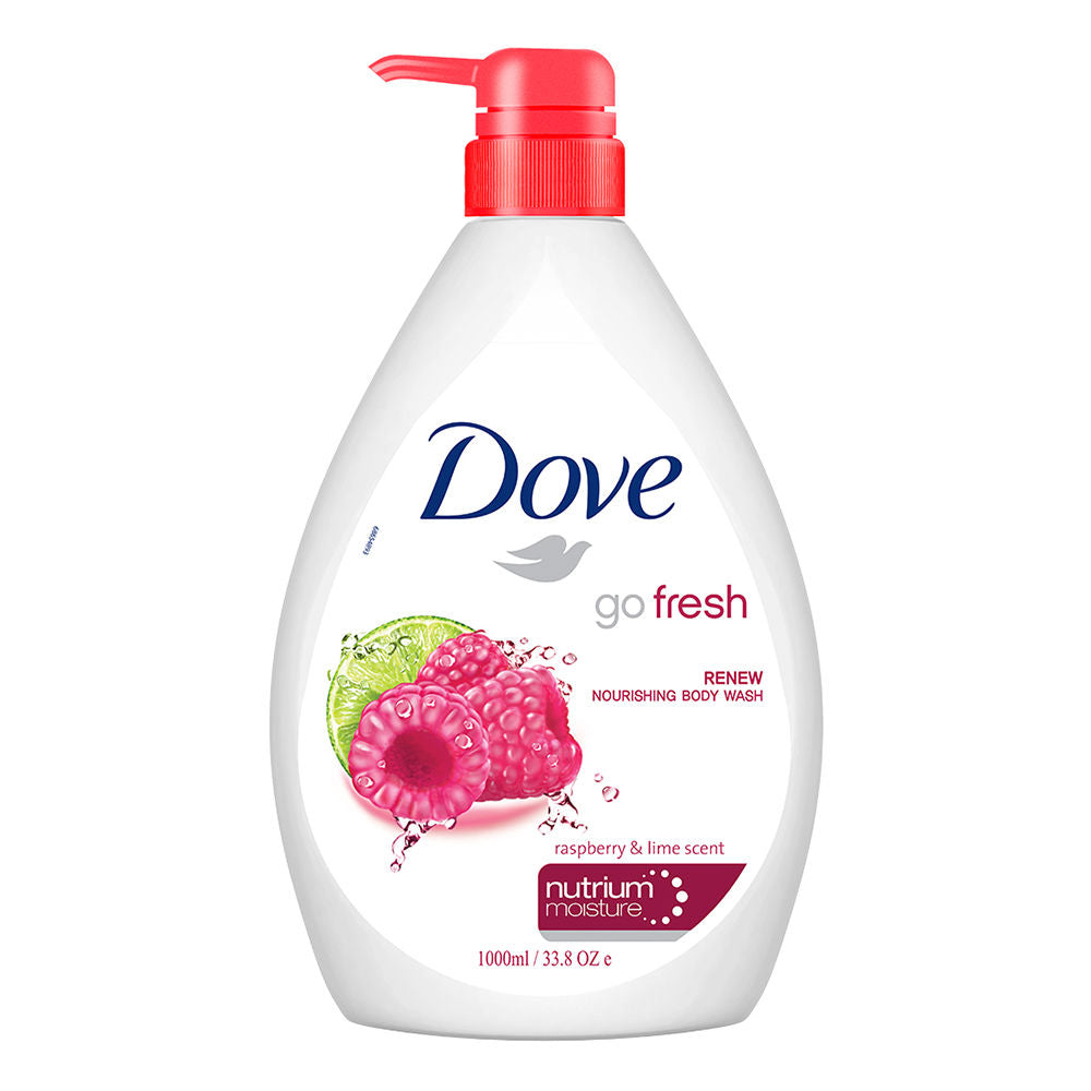 Dove Body Wash - Renew Raspberry & Lime Scent Nourishing, 1000ml Buy at Indicrest Image 2