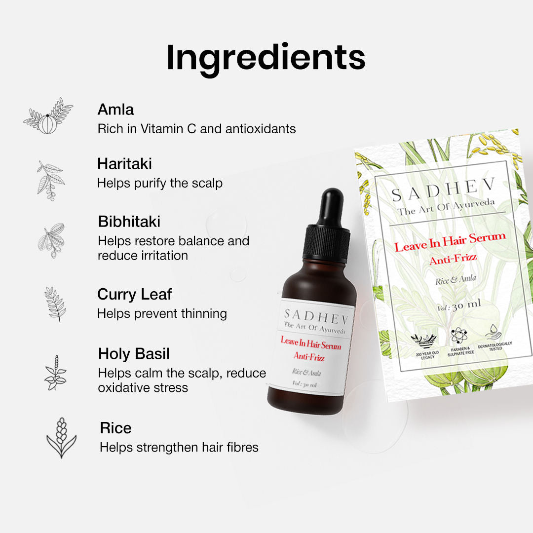 SADHEV Leave In Hair Serum, 30ml