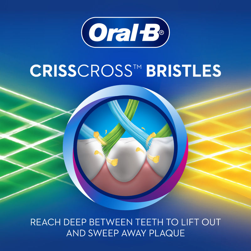 Oral-B Criss Cross Gum Care Toothbrush (Pack of 1, medium), 15.2g Buy at Indicrest Image 3