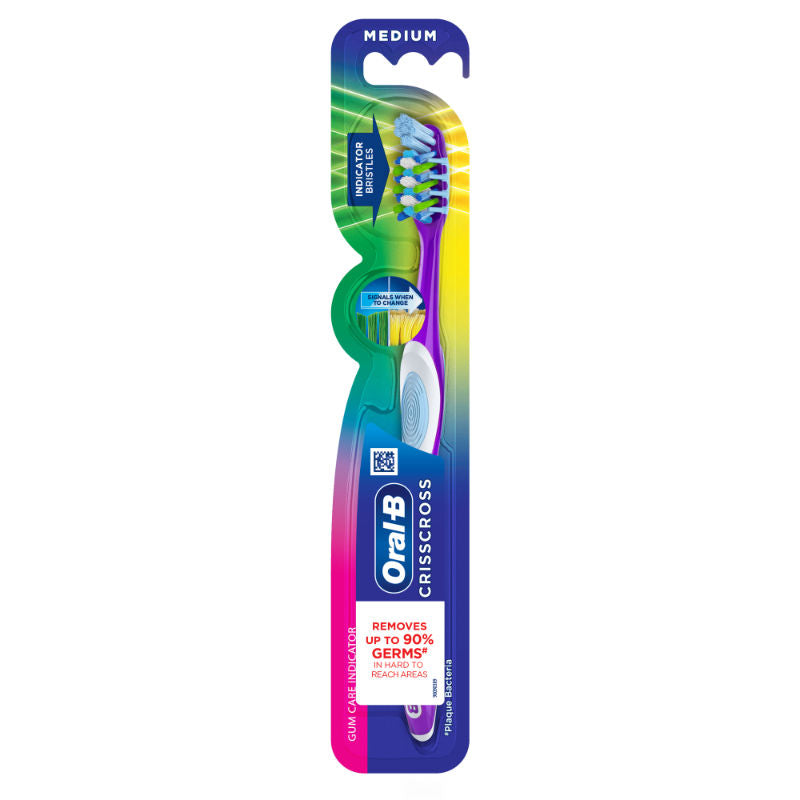 Oral-B Criss Cross Gum Care Toothbrush (Pack of 1, medium), 15.2g Buy at Indicrest