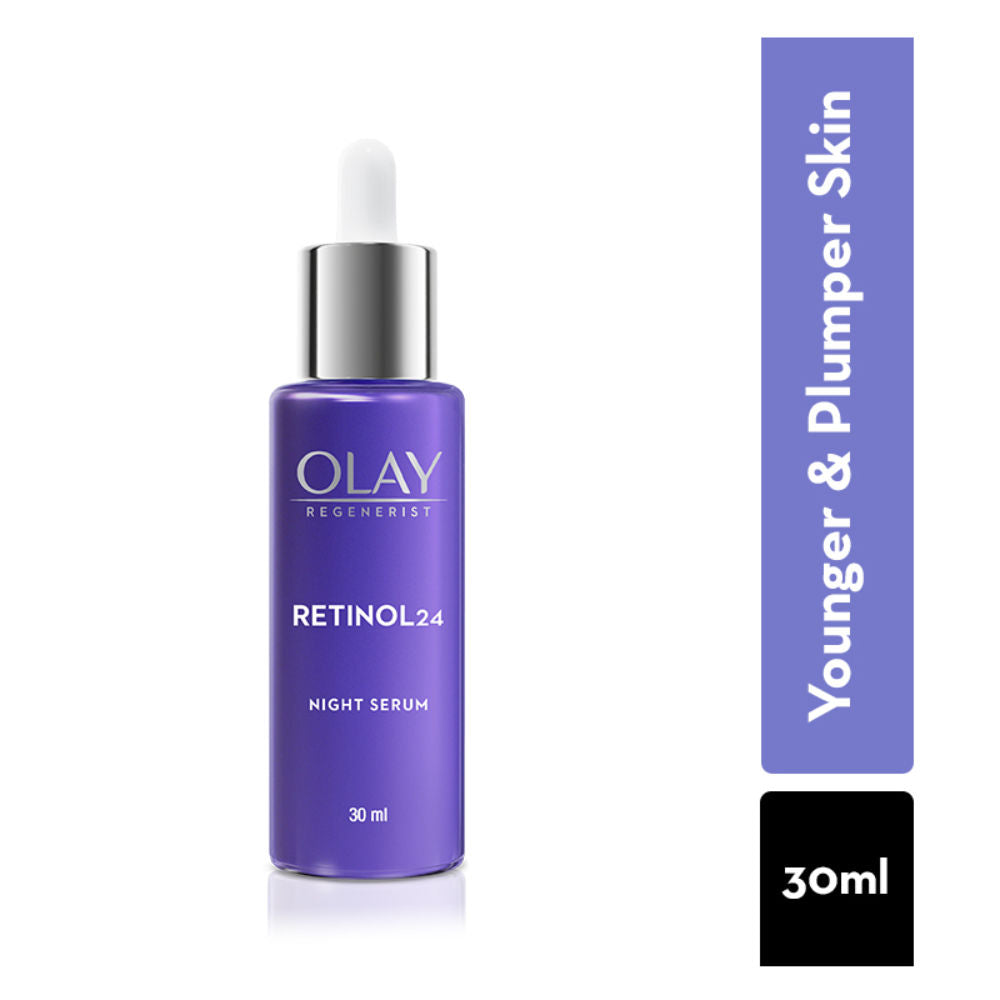 Olay Retinol 24 Anti Ageing Night Serum For Youthful Looking Skin, No Irritation, Fragrance Free, 30ml Buy at Indicrest