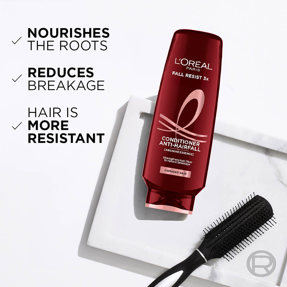 L'Oreal Paris Fall Resist 3x Anti-Hair Fall Conditioner For Fragile Hair, 180ml Buy at Indicrest Image 5
