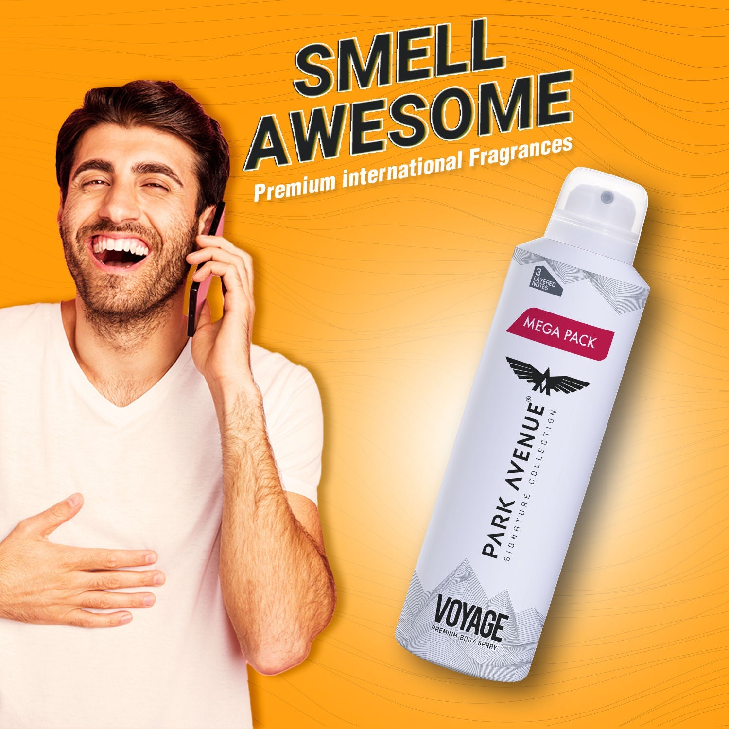 Park Avenue Mega Pack Signature Voyage Premium Body Spray, 220ml Buy at Indicrest Image 3