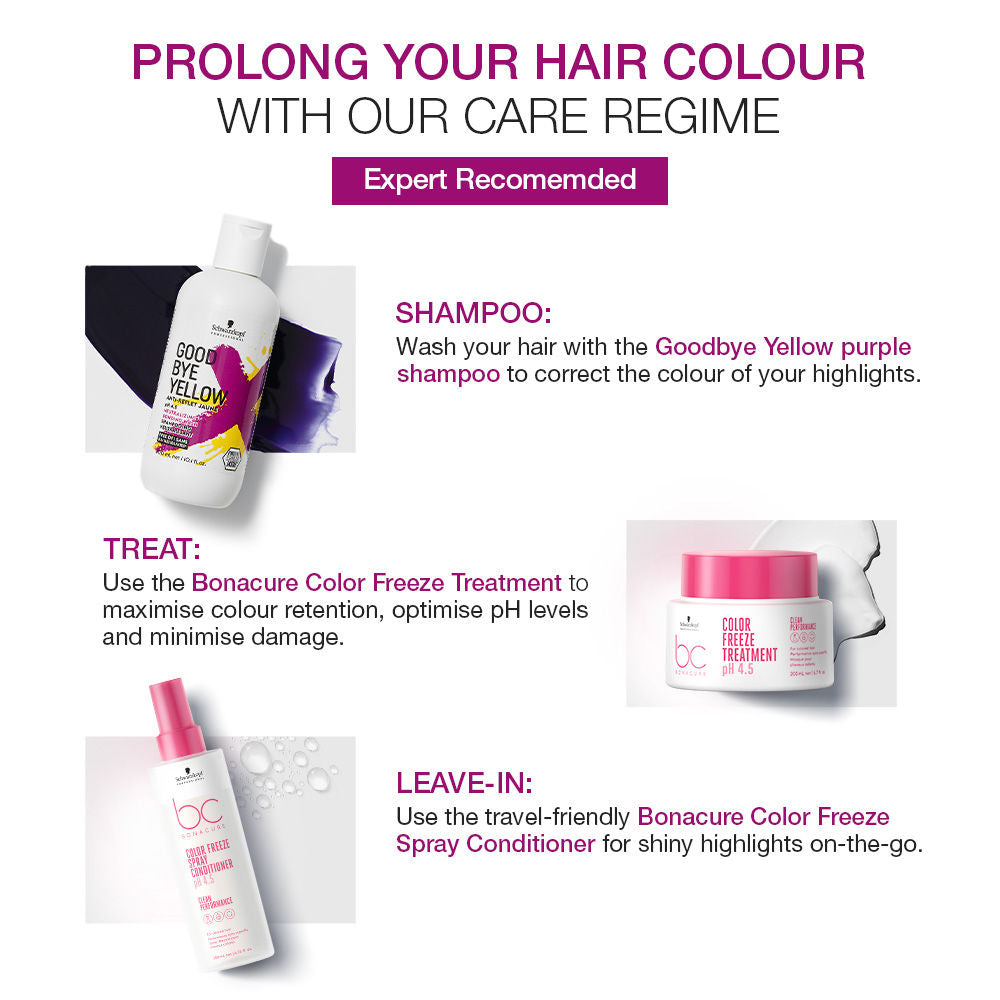 Schwarzkopf Professional Goodbye Yellow Neutralizing Shampoo pH 4.5, 300ml Buy at Indicrest Image 5