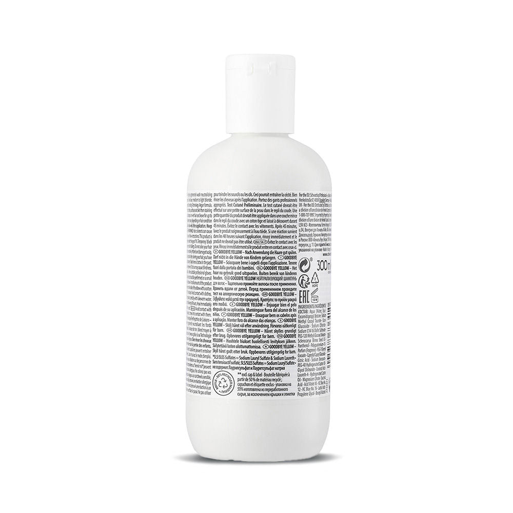 Schwarzkopf Professional Goodbye Yellow Neutralizing Shampoo pH 4.5, 300ml Buy at Indicrest Image 7