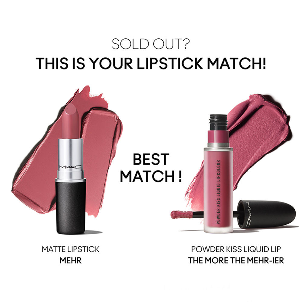 M.A.C Matte Nude Lipstick - Mehr, 3g Buy at Indicrest Image 2